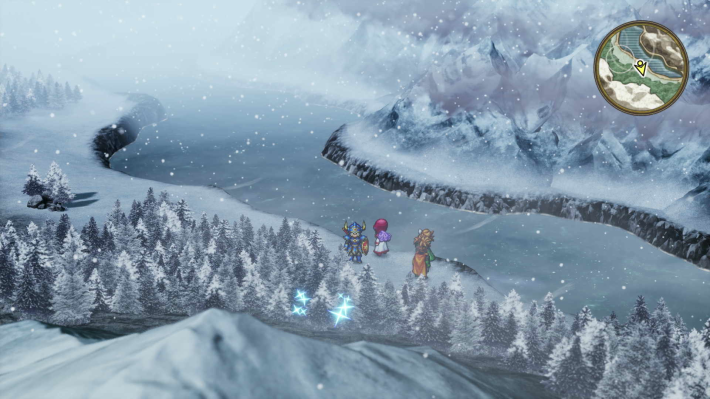 ドラクエ2リメイクのハーゴンの神殿 南西キラキラ