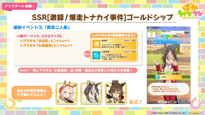 生放送『ぱかライブTV Vol.59』情報まとめの画像