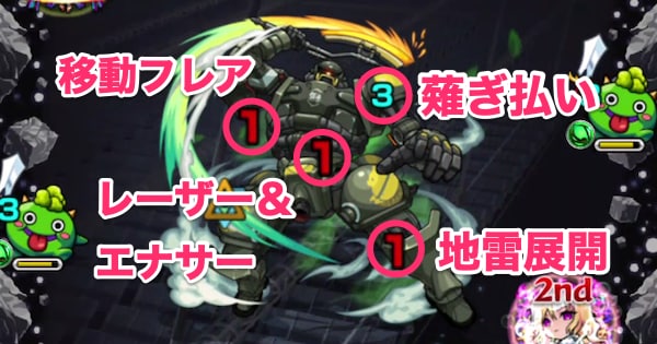 ボス戦の攻撃パターン