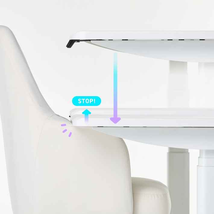 Pixio、ブランド初の電動昇降ゲーミングデスクを11月12日予約開始。奥行き70cmのオールホワイトデザイン、10%OFFセールもの画像