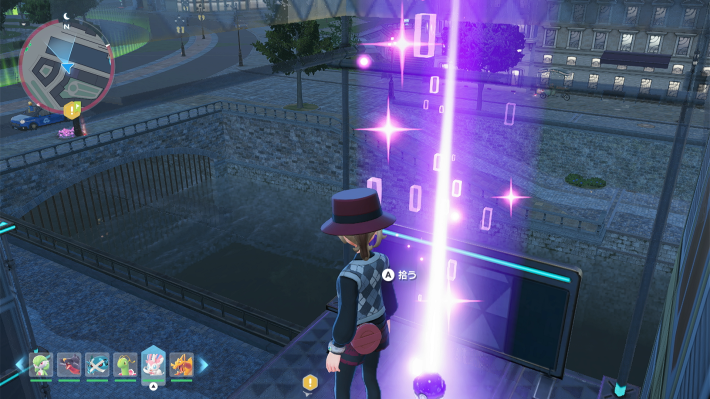 ベール1番地路地のアスレチックのカラフルなネジ