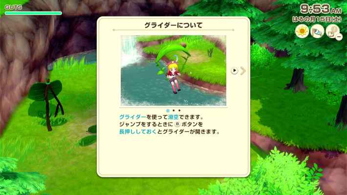 牧場物語 風のグランバザールのグライダーの使い方