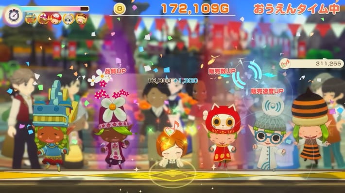 牧場物語 風のグランドバザールのバザールの仕様
