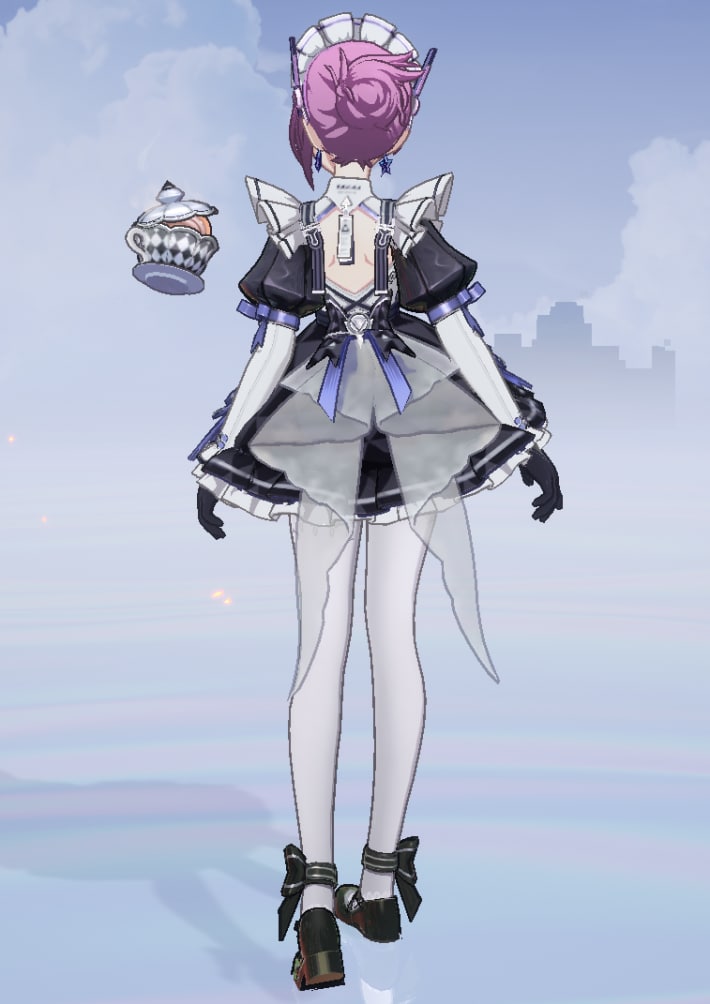 薄暮パーティーの背面画像