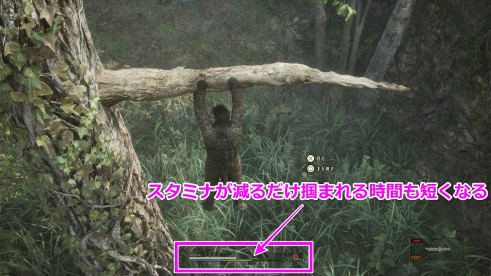 握力が短くなる
