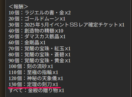 定理の刻刀の入手方法/使い道の画像
