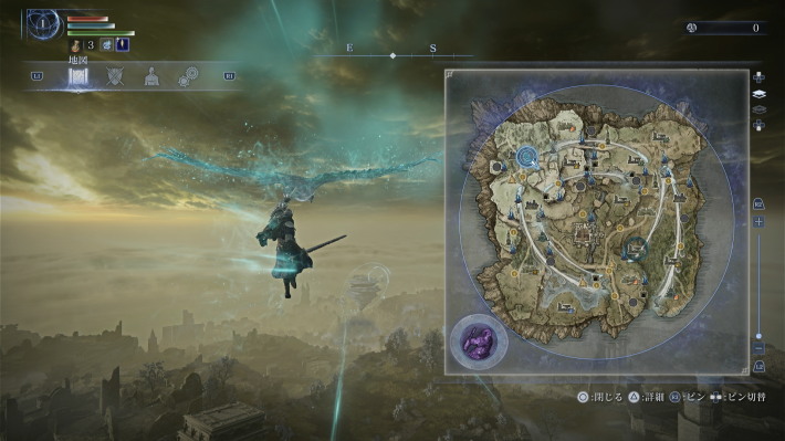 ナイトレインのマップ