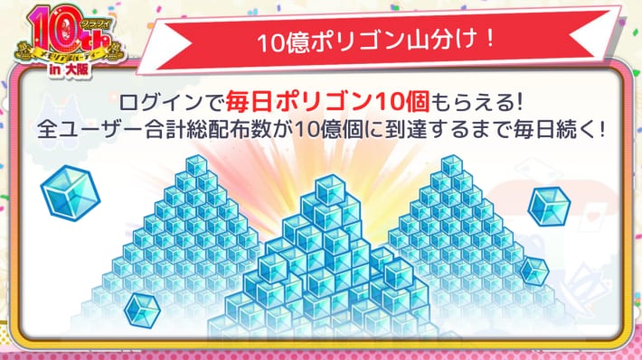 10億ポリゴン山分け