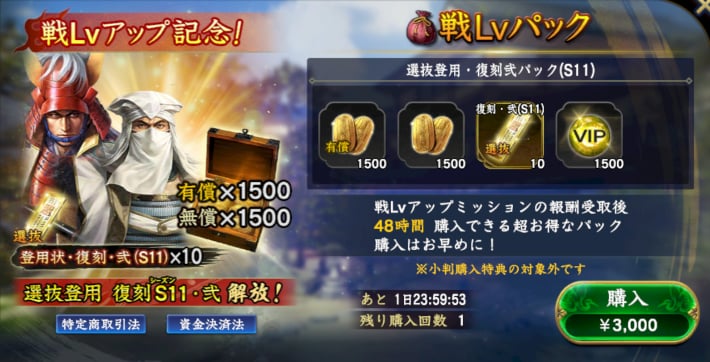 戦Lvパック