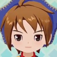 牧場物語 風のグランドバザールの顔立ちC