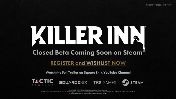 Summer Game Fest 2025にてスクエニが手がけるSteam新作ゲーム『KILLER INN』の情報が解禁の画像
