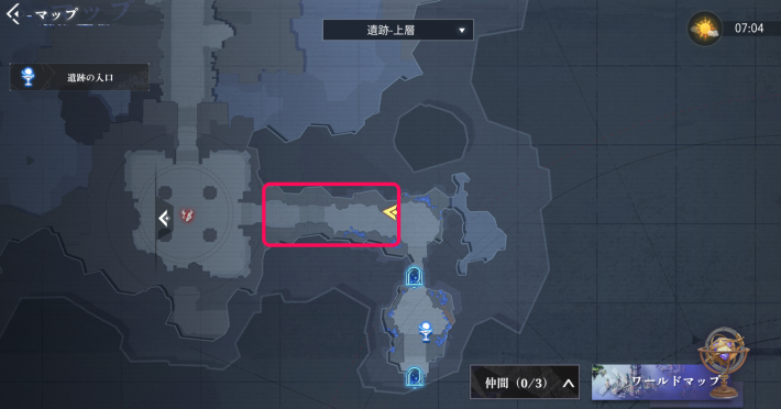 タリーナのエピソード8_マップ画像