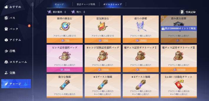 ポイントショップ