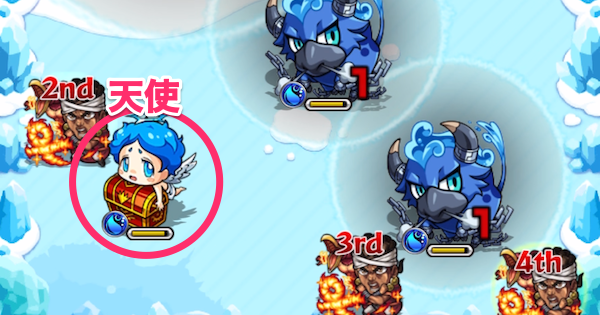 天使が落とす剣を回収して敵を攻撃