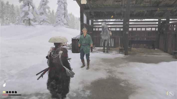 ゴーストオブヨウテイの秘する想いの馬屋の太蔵
