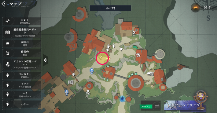 タリーナのエピソード6_マップ画像