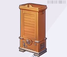 松材のハンガーラックキャビネット