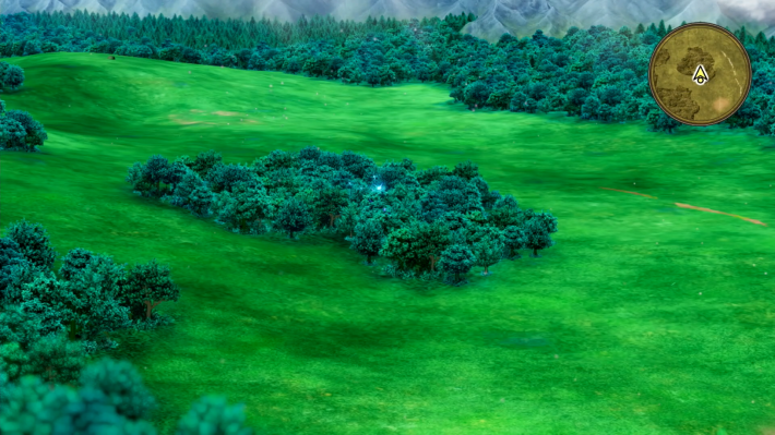 ドラクエ1リメイクのガライ周辺の南の森から少し東に離れた森