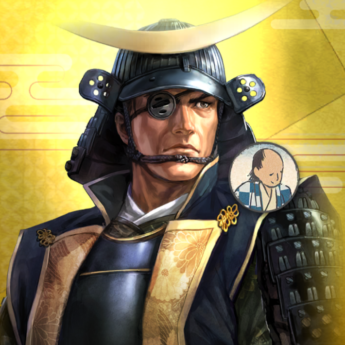【街道武将】伊達政宗のイラスト