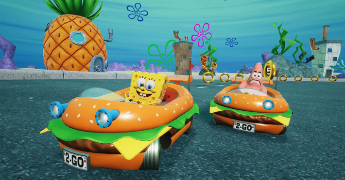 ソニックレーシング クロスワールド』の有償DLC第2弾「スポンジ・ボブ