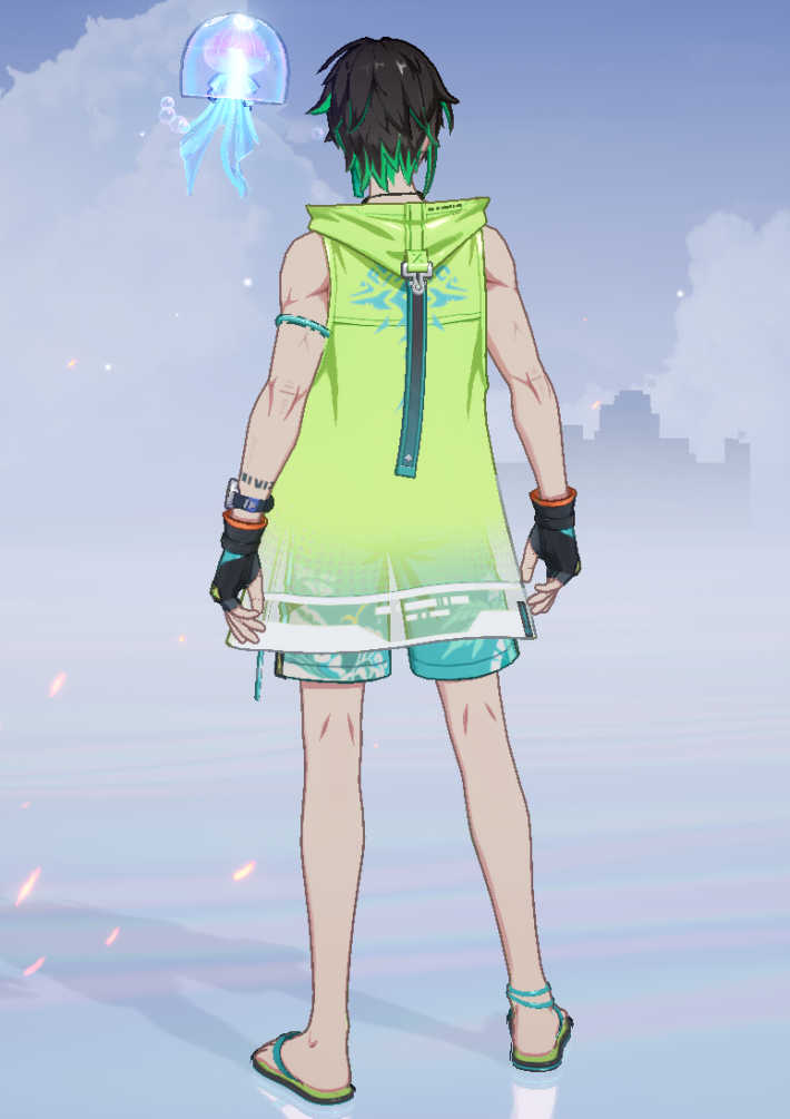 真夏の暇の背面画像