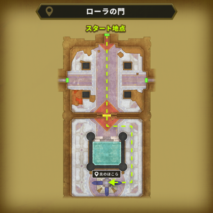 ローラの門_炎のほこら移動