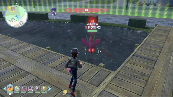 ポケモンZAオヤブンドラミドロの現地画像