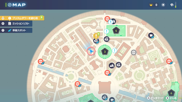 ポケモンZAのルージュ広場西のきのみや①