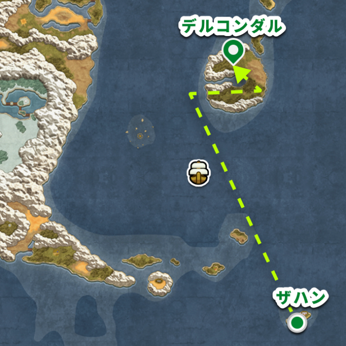 ドラクエ2リメイクのおおごえの巻物の入手場所マップ