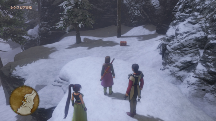 ドラクエ11Sのシケスビア雪原のちいさなメダル