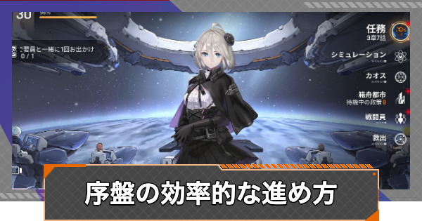 序盤の効率的な進め方