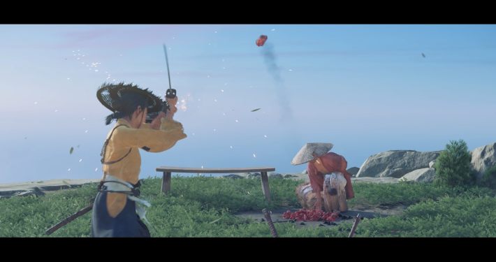 ゴーストオブヨウテイの炭を切るミニゲーム