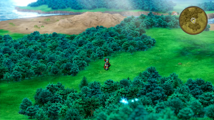 ドラクエ1リメイクの街道の宿屋の南の森