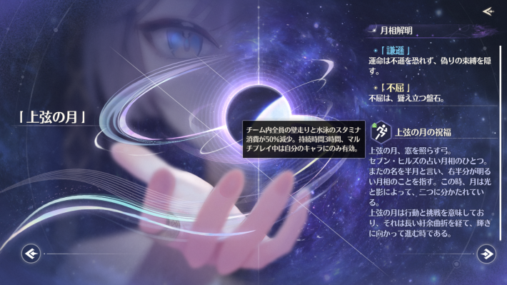 祝福が適用されバフを獲得