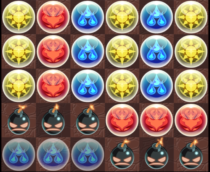 パズドラのパズル盤面