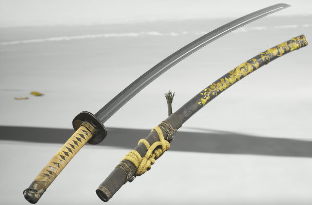 ゴーストオブヨウテイの黄金の大太刀