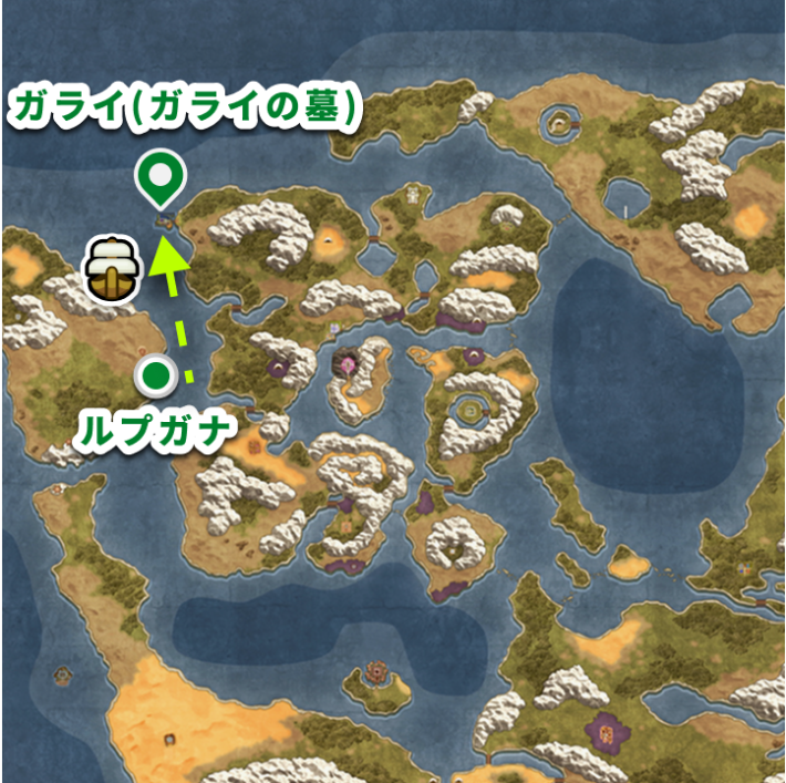 ドラクエ2リメイクのダンスの巻物の入手場所マップ