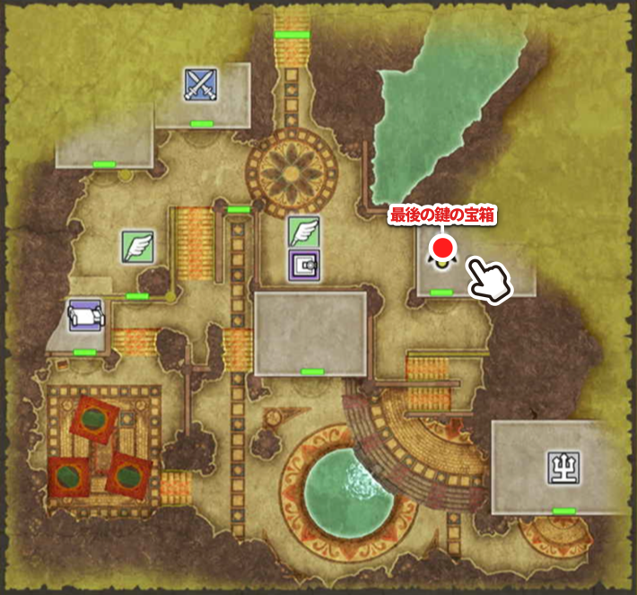 ドラクエ2リメイクのペルポイの自警団本部小さなメダル場所マップ