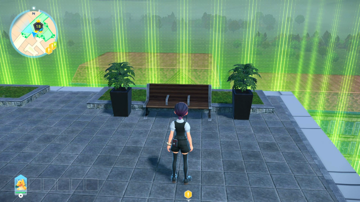 ポケモンZAのワイルドゾーン18のベンチ