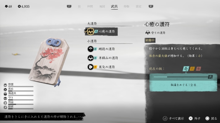 ゴーストオブヨウテイの護符