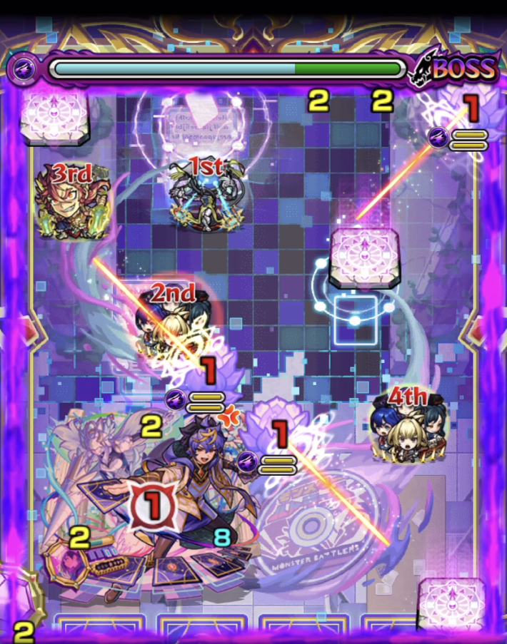 モンスト】カード【爆絶】の攻略と適正キャラ｜運命を決めし盤楽の対戦