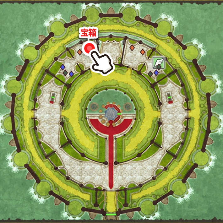 ドラクエ2リメイクフバーハの巻物の入手場所拡大マップ