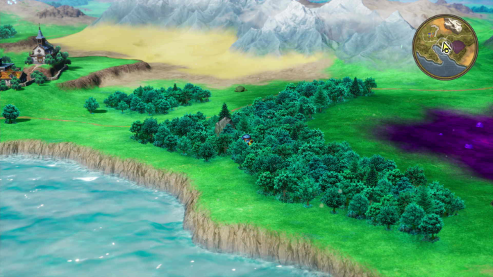 ドラクエ2リメイクのリリザ 南東 森の中の秘密の場所