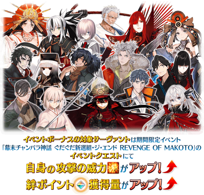 イベント特攻サーヴァント