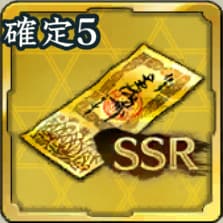 SSR確定登用札・5アイコン