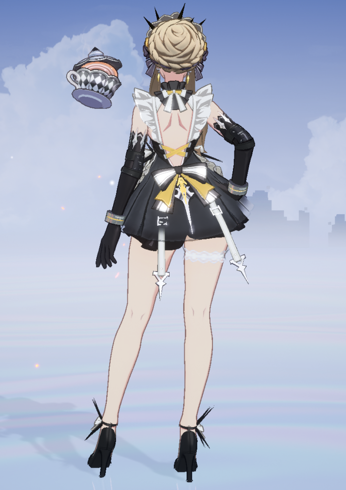 薄暮パーティーの背面画像