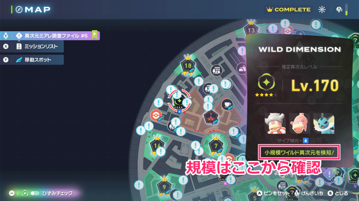 M次元ラッシュの小規模異次元のひずみ