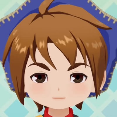 牧場物語 風のグランドバザールの顔立ちL