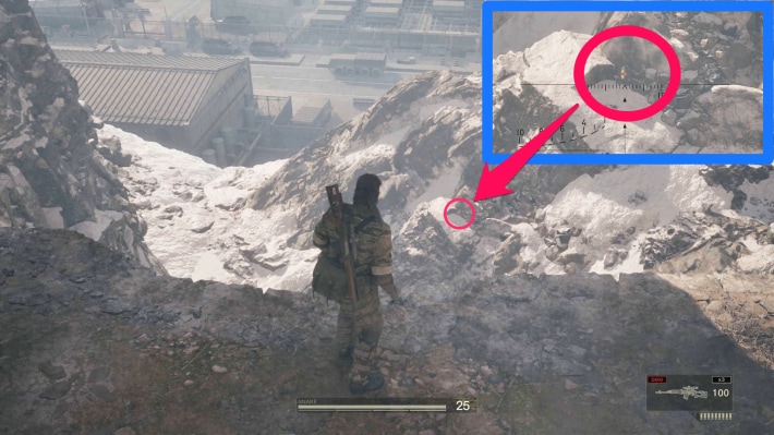 クラスノゴリエ山頂_廃墟裏_ガーコ_現地