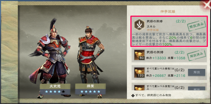 孫策と太史慈の絆